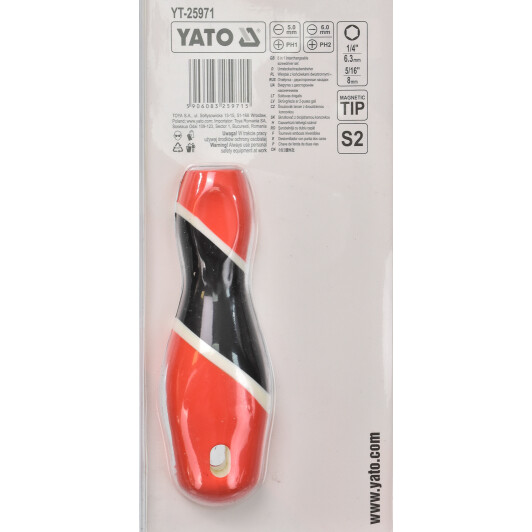 Викрутка з набором бит Yato YT-25971