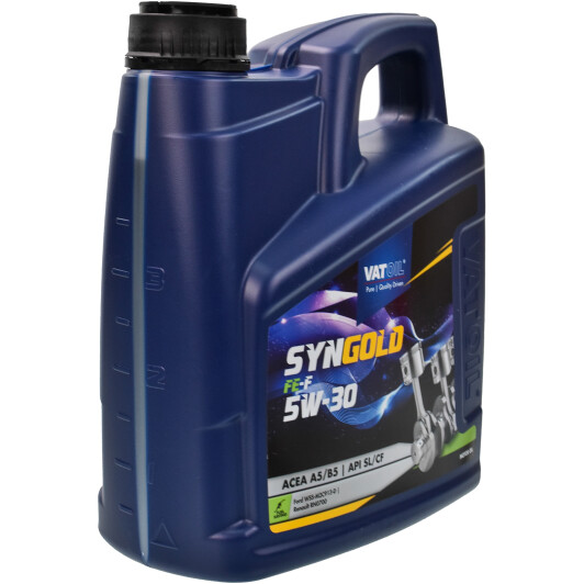 Моторное масло VatOil SynGold FE-F 5W-30 4 л на Citroen C3