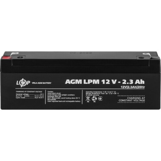 Акумулятор для ДБЖ LogicPower LPM LP4132 LP4132 2.3 Аг 12 В