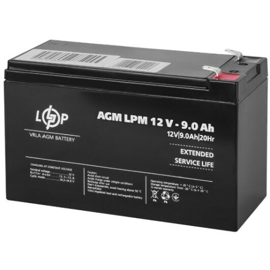 Акумулятор для ДБЖ LogicPower LPM LP3866 LP3866 9 Аг 12 В