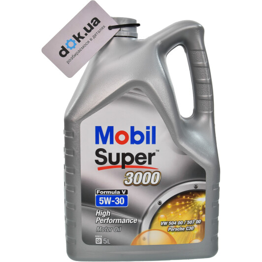 Моторна олива Mobil Super 3000 Formula V 5W-30 5 л на Honda City