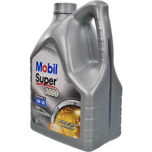 Моторна олива Mobil Super 3000 Formula V 5W-30 5 л на Peugeot 108