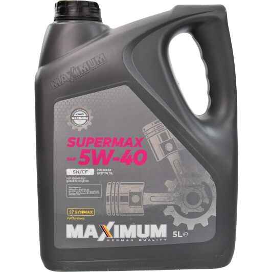 Моторна олива Maximum Super 5W-40 5 л на Nissan Micra