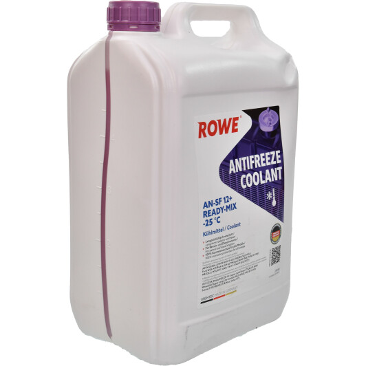 Готовий антифриз Rowe AN-SF 12+ Ready-Mix G12/G12+ рожевий -25 °C 5 л