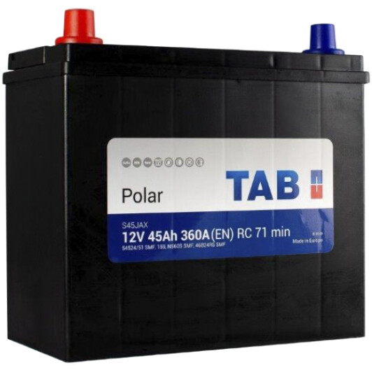 Аккумулятор TAB 6 CT-45-L Polar S JIS 246945