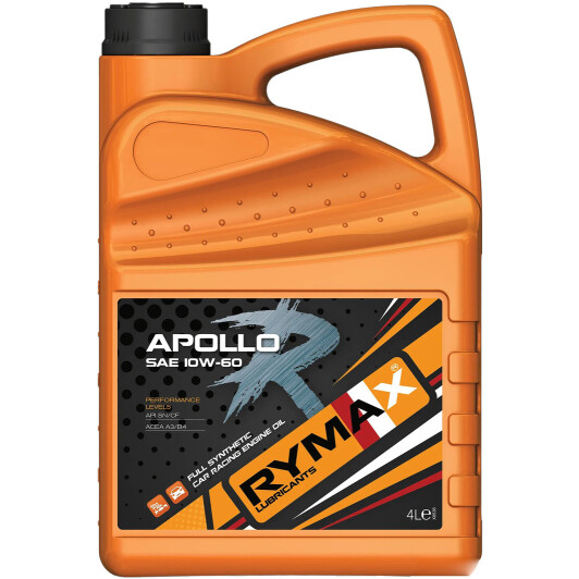 Моторное масло Rymax Apollo R 10W-60 4 л на Peugeot 1007