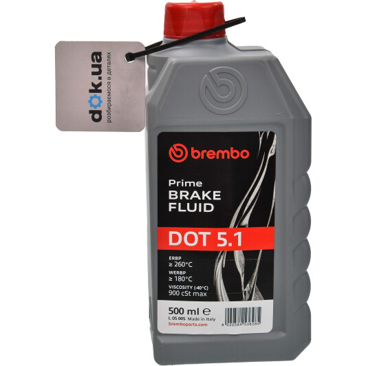 Brembo DOT 5.1, 0,5 л (L05005) тормозная жидкость: купить в Украине и Киеве | dok.ua