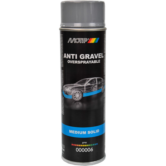 Антигравий Motip Stone Chip Spray битумный серый