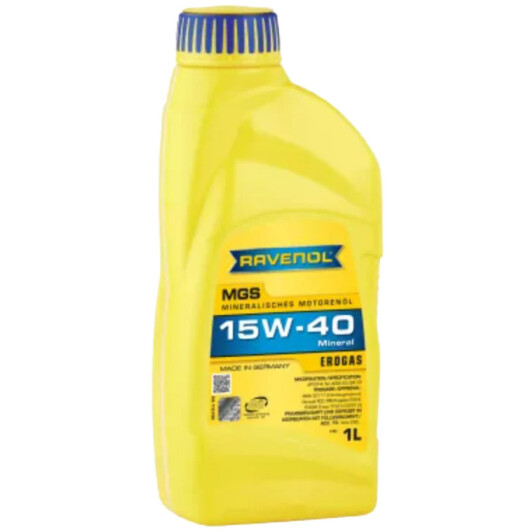 Моторна олива Ravenol MGS 15W-40 1 л на Peugeot 108