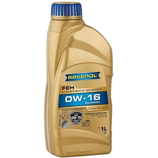 Моторна олива Ravenol FEH 0W-16 1 л на BMW 6 Series