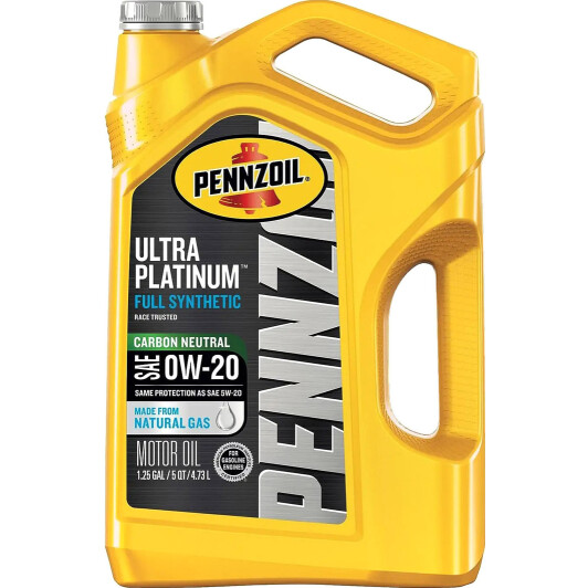 Моторное масло Pennzoil Ultra Platinum 0W-20 4,73 л на Hyundai Atos