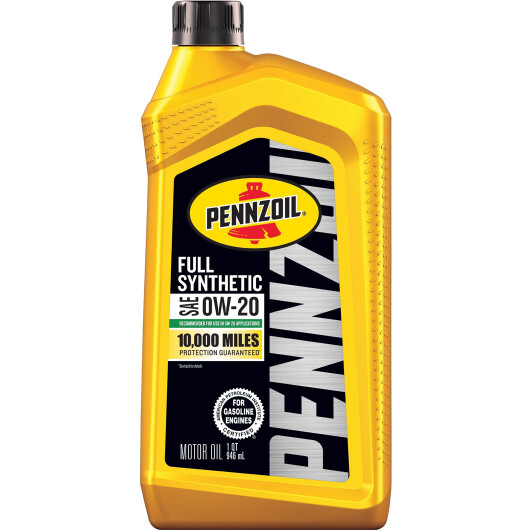 Моторное масло Pennzoil Full Synthetic 0W-20 0.946 л на Porsche Cayenne