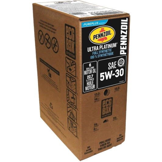 Моторное масло Pennzoil Ultra Platinum 5W-30 22.71 (EcoBox) л на Peugeot 108