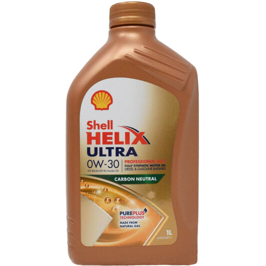 Моторное масло Shell Helix Ultra Pro AV-L 0W-30 1 л на Toyota Carina