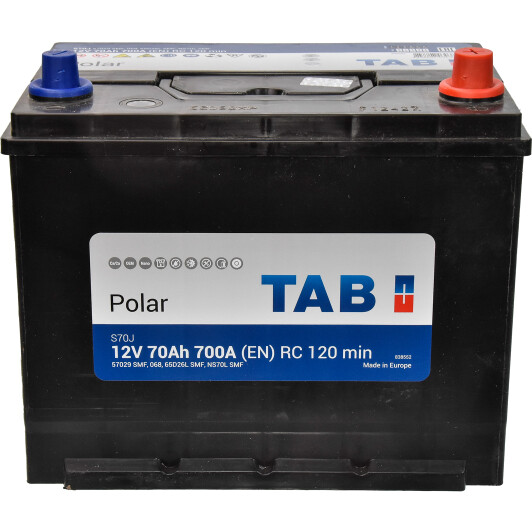 Аккумулятор TAB 6 CT-70-R Polar S JIS 246870