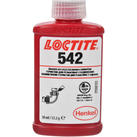 Фиксатор резьбы Loctite 542 красный
