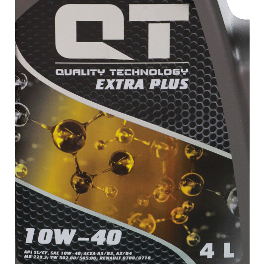 Масло QT Extra Plus 10W-40 4 л на Porsche Cayenne