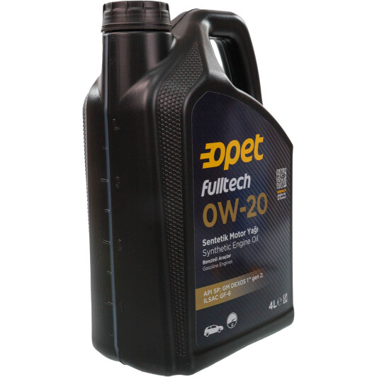 Олива Opet Fulltech 0W-20 4 л на Dacia Logan