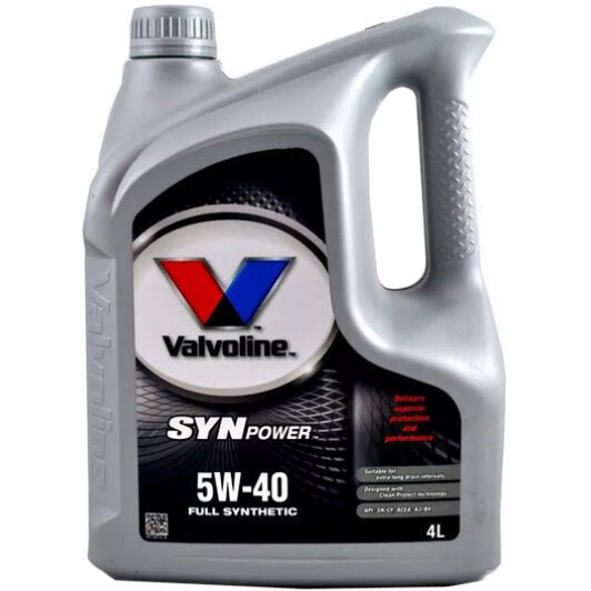 Масло Valvoline SynPower 5W-40 4 л на MINI Cooper