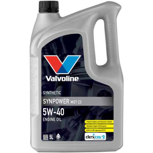 Масло Valvoline SynPower MST C3 5W-40 5 л на MINI Cooper