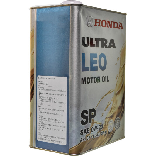 Масло Honda Ultra LEO SP/GF-6 0W-20 на Mitsubishi Pajero