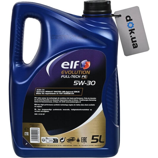 Масло Elf Evolution Full-Tech FE 5W-30 5 л на Seat Ateca