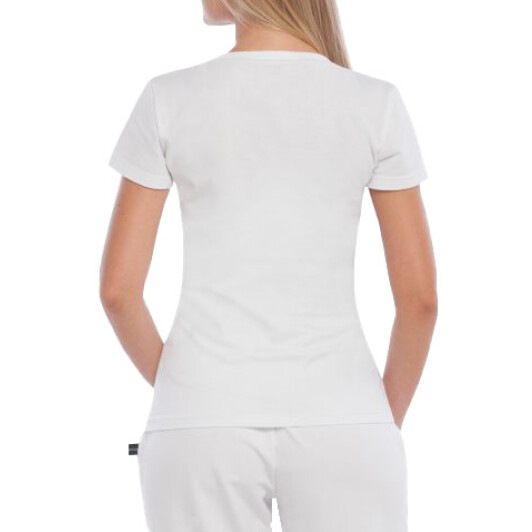 Футболка женская Globuspioner классическая Jaguar Logo 3D белая принт спереди M