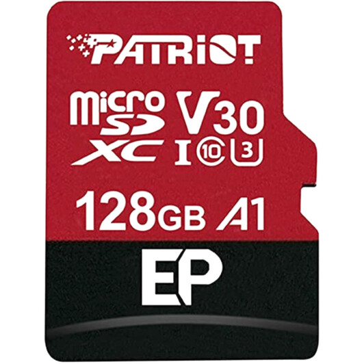 Карта пам’яті Patriot EP Series microSDXC 128 ГБ з SD-адаптером