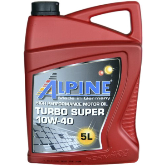 Моторна олива Alpine Turbo Super 10W-40 5 л на Volvo XC90