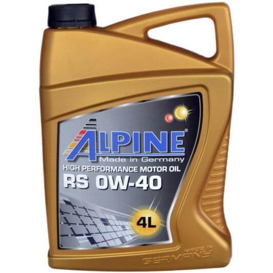 Моторное масло Alpine RS 0W-40 4 л на SAAB 9-4X