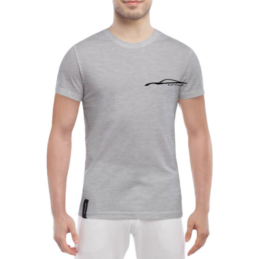 Футболка мужская Globuspioner классическая Infiniti G37 Coupe серый спереди