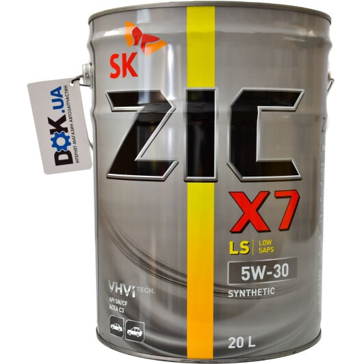Моторное масло ZIC X7 LS 5W-30 20 л на Suzuki Celerio