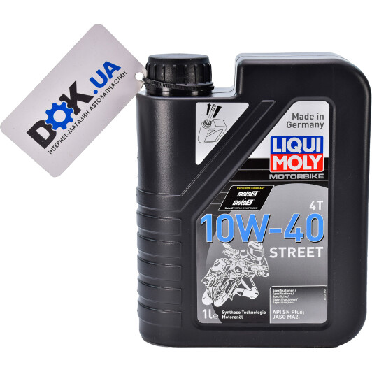 4T Liqui Moly Motorbike Street 10W-40, 1 л (7609) моторна олива 4T 1 л