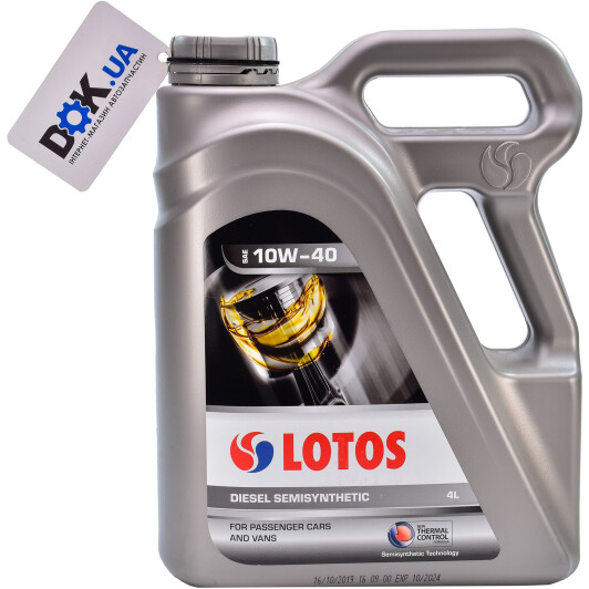 Моторное масло LOTOS Diesel 10W-40 4 л на Rover CityRover