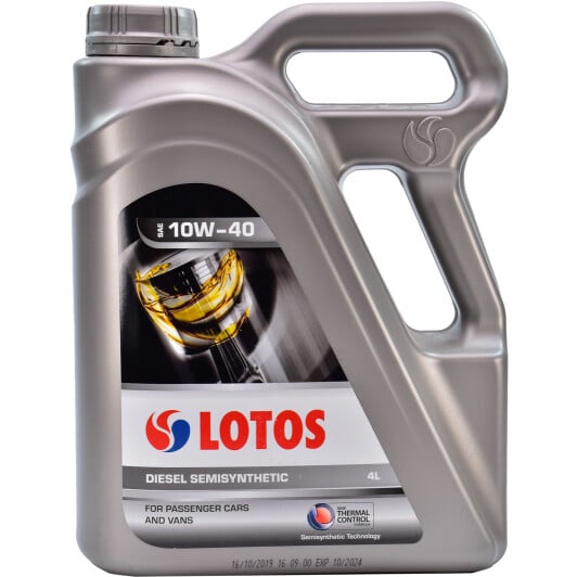 Моторное масло LOTOS Diesel 10W-40 4 л на Toyota Aygo