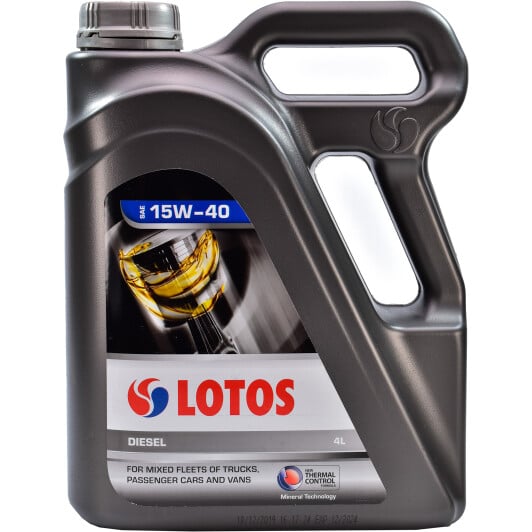 Моторное масло LOTOS Diesel 15W-40 4 л на Ford Fiesta