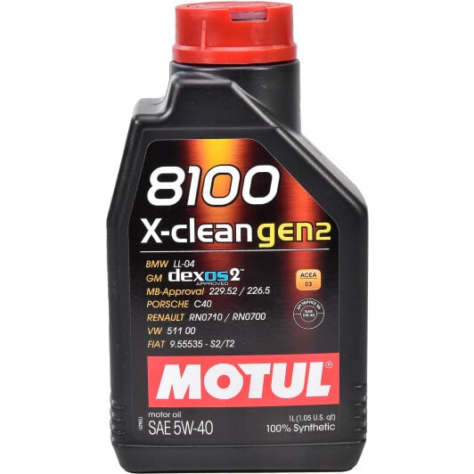 Моторное масло Motul 8100 X-Clean gen2 5W-40 1 л на Citroen DS4