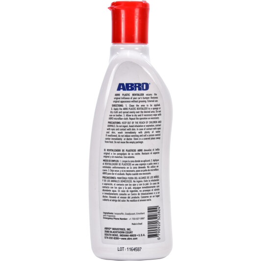 Поліроль для кузова ABRO Plastic Revitalizer 200 мл