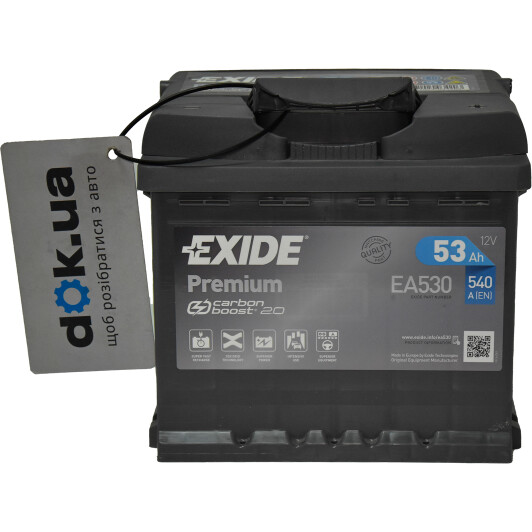 Акумулятор Exide 6 CT-53-R Premium EA530