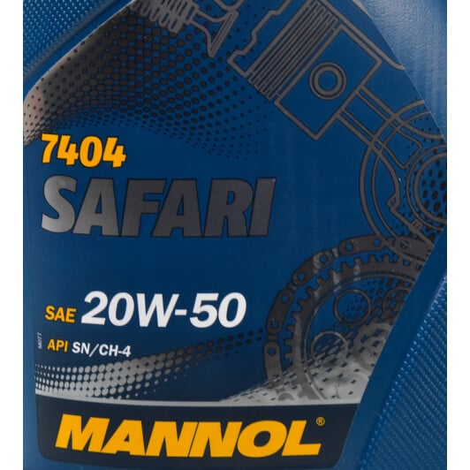 Моторное масло Mannol Safari 20W-50 4 л на Peugeot 1007