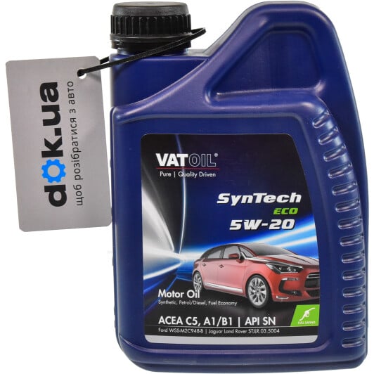 Моторное масло VatOil SynTech Eco 5W-20 1 л на Peugeot 309