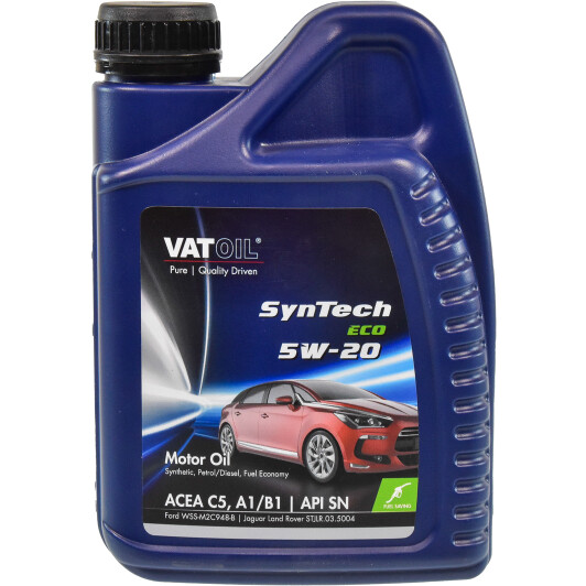 Моторное масло VatOil SynTech Eco 5W-20 1 л на Peugeot 309