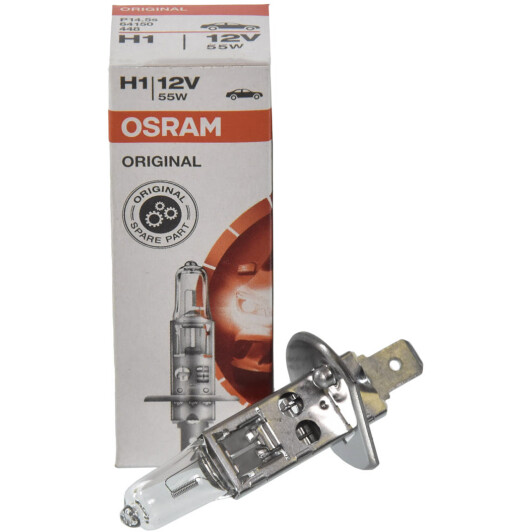 Автолампа Osram Original Line H1 P14,5s 55 W прозора 64150