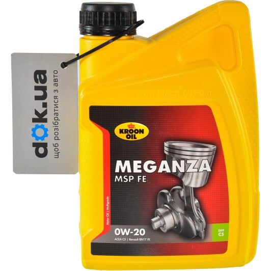 Моторное масло Kroon Oil Meganza MSP FE 0W-20 1 л на Kia Retona