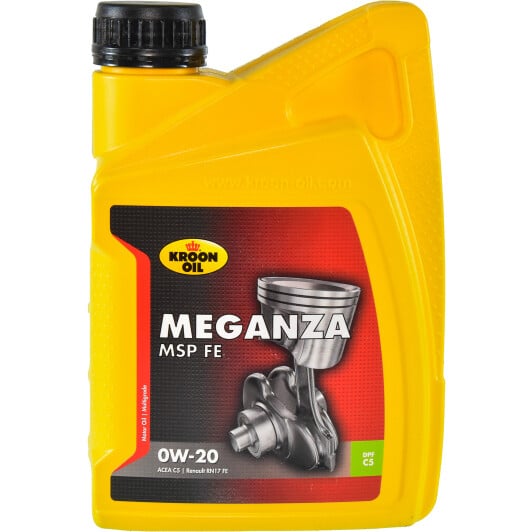 Моторное масло Kroon Oil Meganza MSP FE 0W-20 1 л на Fiat Tempra