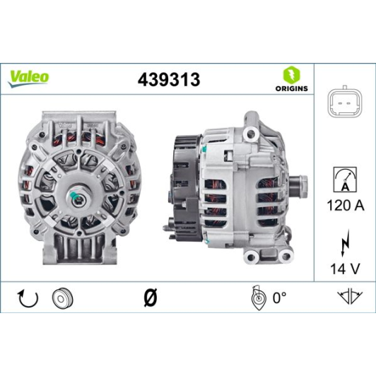 Генератор Valeo 439313