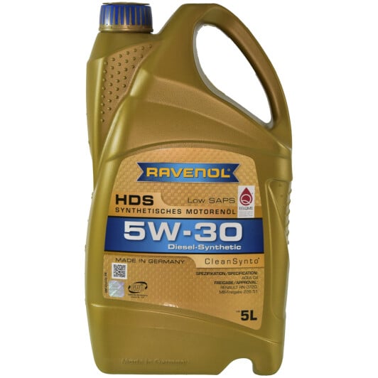 Моторна олива Ravenol HDS Hydrocrack Diesel Specific 5W-30 5 л на Hyundai ix55