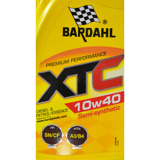 Моторное масло Bardahl XTC 10W-40 1 л на Subaru Tribeca