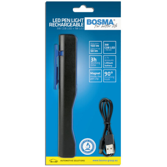 Фонарь для СТО Bosma Pen Rechargeable 6773