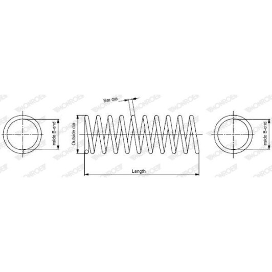 Пружина подвески Monroe SP3948 для Ford Mondeo